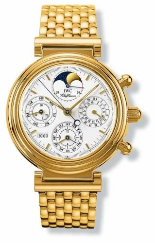 IWC Da Vinci Perpetual Yellow Gold / White / German / Bracelet IW9252-01 (9252-01, IW925201)